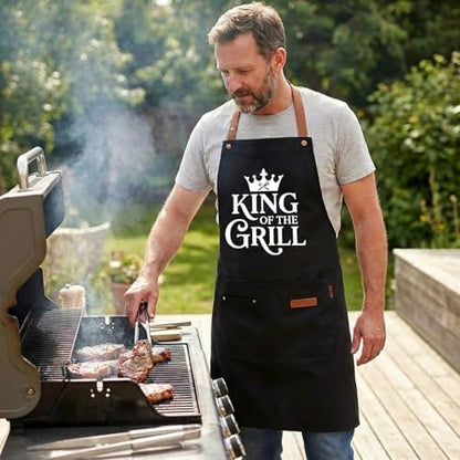 INNORU King of The Grill Sign Apron - Image 7
