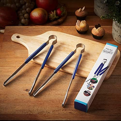Multi Proposal 10.04 Inch Tongs High strength stainless steel, Bounds Spring - Image 2