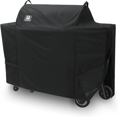 SUPJOYES Grill Cover for Traeger Ironwood 885 Wood Pellet Grill, Heavy Duty Waterproof Smoker BBQ Accessories, Full Length, Special Zipper Design