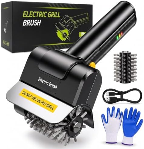 Cordless Electric Grill Brush & BBQ Cleaner by Unknown