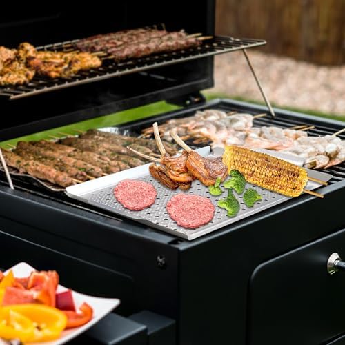 Non-Stick Grill Topper Pan, Carbon Steel Tray - Image 3