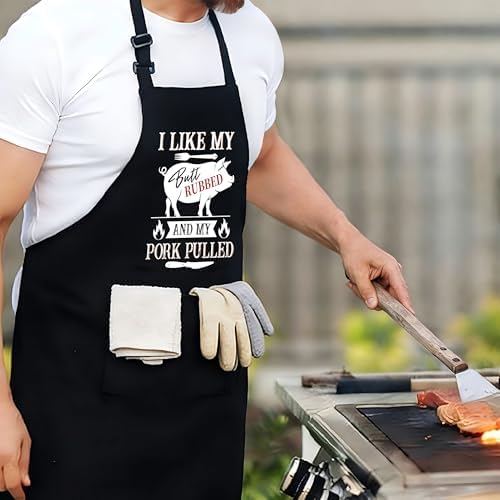 Funny Aprons For Men, Father's Fathers Day Kitchen Gifts For Dad Father Daddy - Image 3