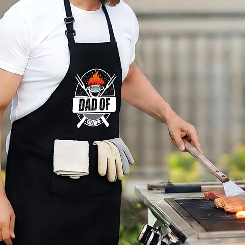 Funny Aprons For Men, Father's Fathers Day Kitchen Gifts For Dad Father Daddy - Image 3
