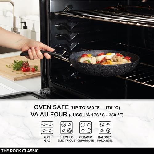 Starfrit The Rock 26cm Tawa Multi Pan, Forged Aluminum - Image 5