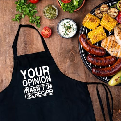 Funny Aprons For Men, Father's Fathers Day Kitchen Gifts For Dad Father Daddy - Image 4