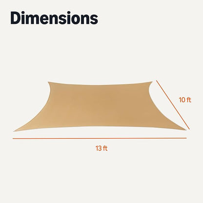 Amazon Basics Outdoor Patio Sun Shade Sail - Image 5