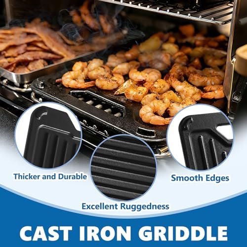 BAC609 Reversible Cast Iron Griddle - Image 2