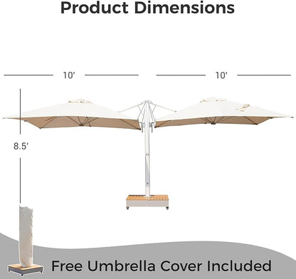 Grand patio 10x10 FT Large Patio Umbrella - Image 6