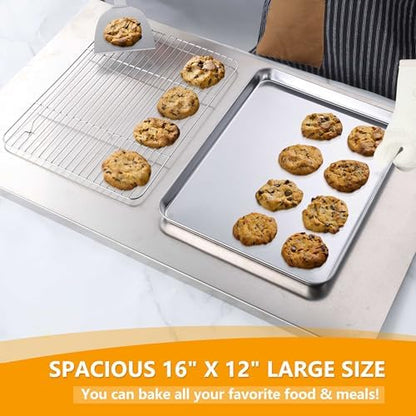 Homikit 16x12 Inch Stainless Steel Baking Sheet - Image 6