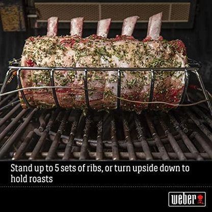 Weber® Original Rib & Roast Holder, Gourmet Grilling - Image 3