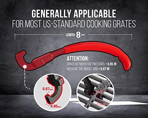 Universal Grill Grate Lifter Tool - Image 2