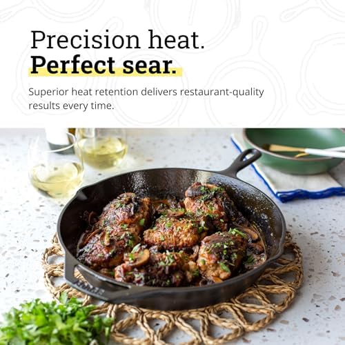 Lodge Pre-Seasoned Cast Iron Skillet, 12 Inches - Image 6