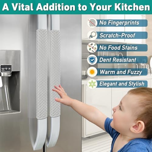 Refrigerator Door Handle Covers, Performance Appliance Handle Covers, Non-Slip - Image 3