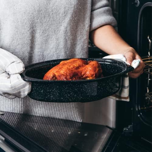 Granite Ware 13" Oval Roaster - Image 4