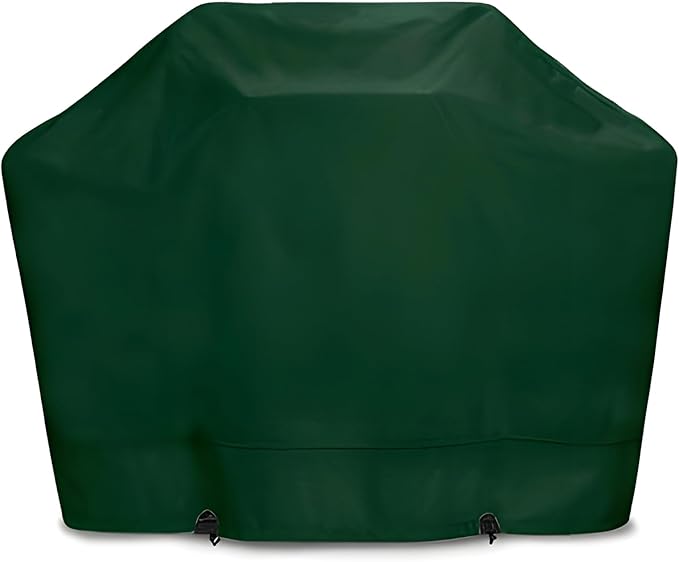 Eevelle Meridian Patio BBQ Grill Cover for Outdoor Grill - Marine Grade Fabric - Durable - Waterproof Covers - All-Weather Protection Barbeque Gas Grill Cover – (51" H x 72" W x 26" D, Hunter Green)