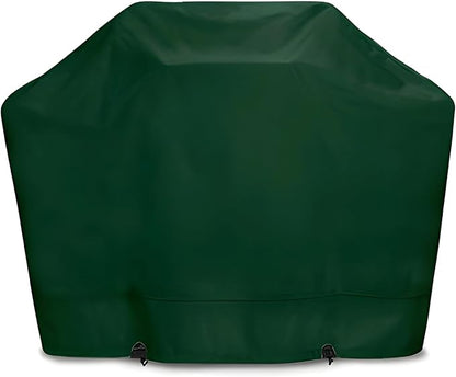 Eevelle Meridian Patio BBQ Grill Cover for Outdoor Grill - Marine Grade Fabric - Durable - Waterproof Covers - All-Weather Protection Barbeque Gas Grill Cover – (51" H x 72" W x 26" D, Hunter Green)