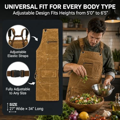 Professional Chef & BBQ Apron for Men - Image 6