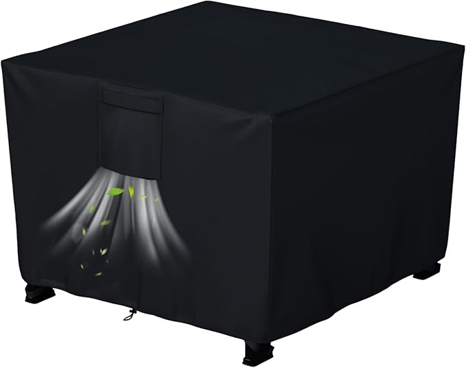 Chinchilla Heavy Duty 30 Inch Square Fire Pit Cover - 100% Waterproof & Weatherproof, Durable All-Season Protection for 28/29/30 Inch Propane Fire Pits and Tables