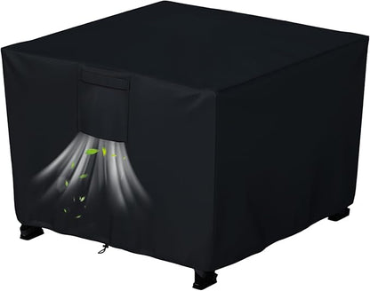 Chinchilla Heavy Duty 32 Inch Square Fire Pit Cover - 100% Waterproof & Weatherproof, Durable All-Season Protection for 29/30/31/32 Inch Propane Fire Pits and Tables