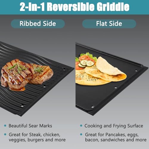 Criditpid 56040 56041 Reversible Griddle Replacement - Image 6