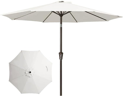JEAREY 10 ft Outdoor Patio Umbrella w/Tilt and Crank by JEAREYOutdoorsCollection