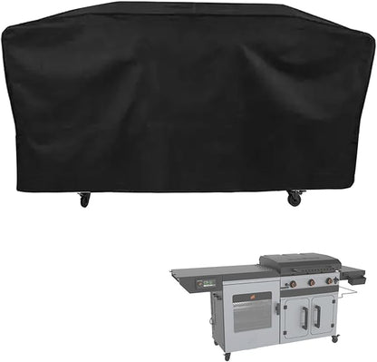 Grill Cover for Blackstone Bronco 3 Burner 28" XL Griddle Vertical Smoker Pellet Combo, 600D Heavy Duty Waterproof for Black Stone Bronco 28 Inch XL Grill 2415 Cover Accessories