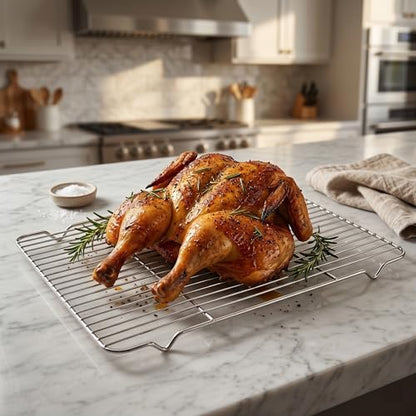 Homikit 16.6 x 11.5’’ Large Cooling Rack, 2 Pack Stainless Steel Wire Rack - Image 7