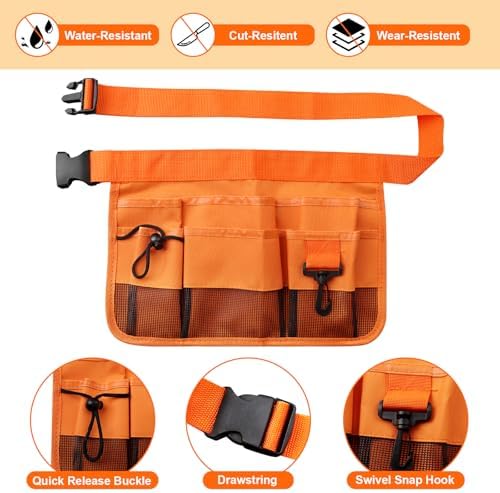 Gardening Tool Waist Bag Belt Heavy Duty Oxford Tool Apron - Image 3