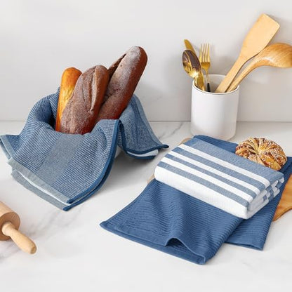 Homaxy Cotton 380 GSM Premium Kitchen Towels, 6 Pack - Image 6