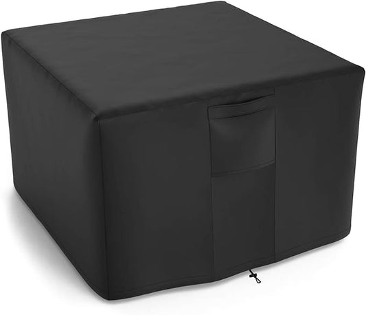 NUPICK 36 Inch Square Fire Pit Cover for Propane Fire Pit/Table, 100% Waterproof Cover Fits 30/32/34 Inch Fire Pit, All Weather Resistant