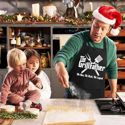 Funny Aprons for Men, Funny Mens BBQ Apron, Men's Aprons for Grilling, Cooking - Image 7