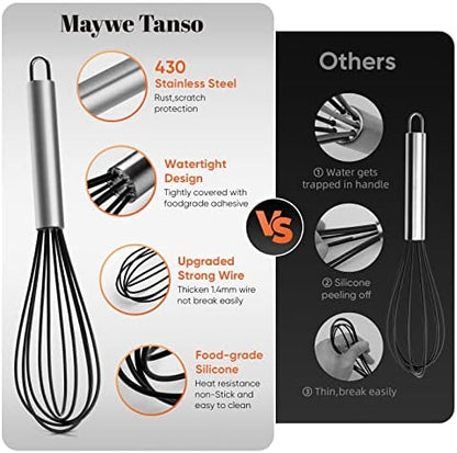 3PCS Silicone Cooking Utensil Set, Non Stick Kitchen Tool - Image 6