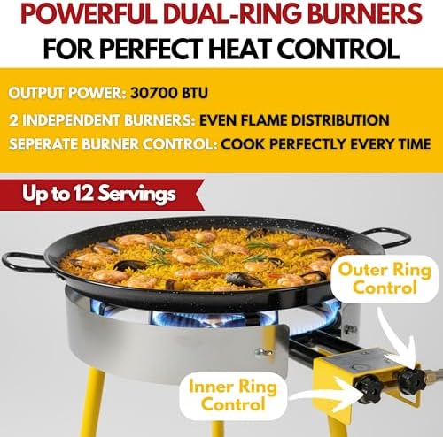 Paelluxe Paella Burner Stand & Regulator Set - Image 3
