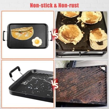 Vayepro 2-Burner Griddle Pan - Image 4