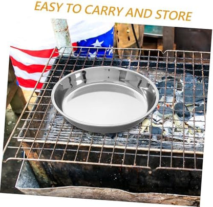 Stainless Steel round Ash Catcher Pan - Image 5