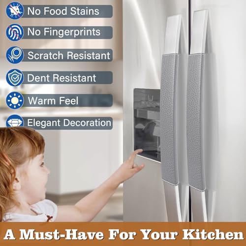 Refrigerator Door Handle Covers, Adjustable Appliance Handle Covers, Keep Your - Image 3