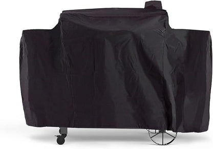 Grill Cover for Pit Boss 1100 Pro Series Triple-Function Pellet/Gas Combo Grill 1230 PB1100PSC1 PB1100PSC2 Pitboss Sportsman PB1230SP Heavy Duty Waterproof Grill Cover, Zipper Design, Black