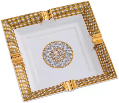 Cigar Ashtray for Indoor or Outdoor Use, Desktop Smoking Ash Tray for Home by Unknown