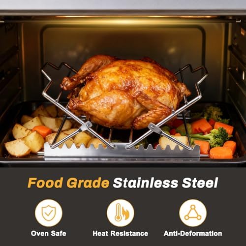 Roasting Rack with Lift, 2 Pack - Image 3