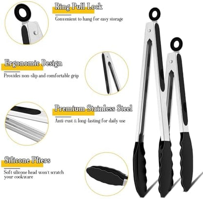 TeamFar Kitchen Tongs - Image 3