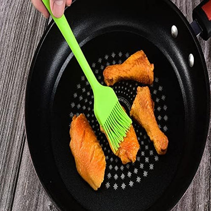 Silicone brush, Oil Brush for BBQ Kitchen Cooking Baking and Grilling - Image 6
