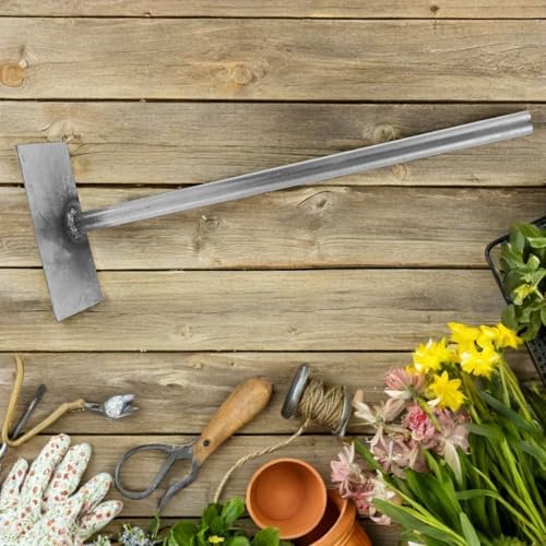 Charcoal Rake Fire Pit Cleaning Tool Silver Manganese Steel Heavy Duty - Image 6