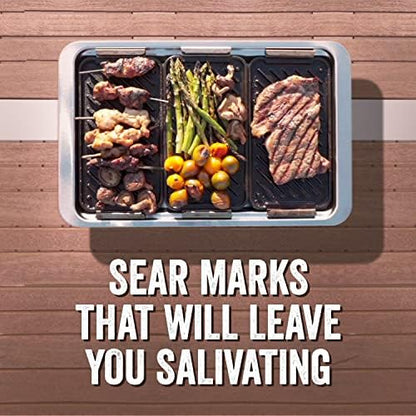 Yukon Glory Cast Iron Sear and Serve Set, 3 Pans and Serving Station - Image 2