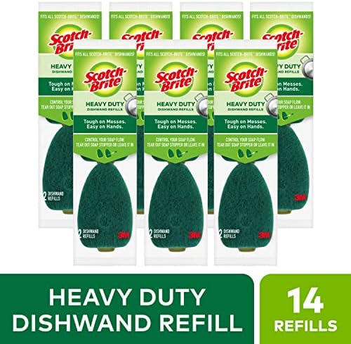 Scotch-Brite Heavy Duty Dishwand Refill, 2 Pack - Image 2