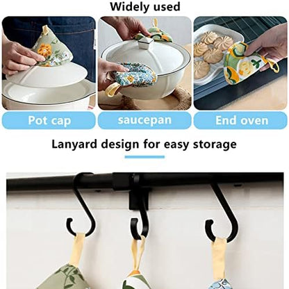 Hot Pot Lid Handle Mitt, Cast Iron Handle Cover, Heat Resistant Casserole Lid - Image 5