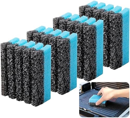 EBaokuup 4 Pcs Grill Plate Cleaning Sponge 12207, Electric Grill Cleaning Sponge by EBaokuup