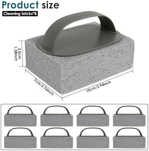 8 Pcs Grill Griddle Cleaning Brick Block - Image 2