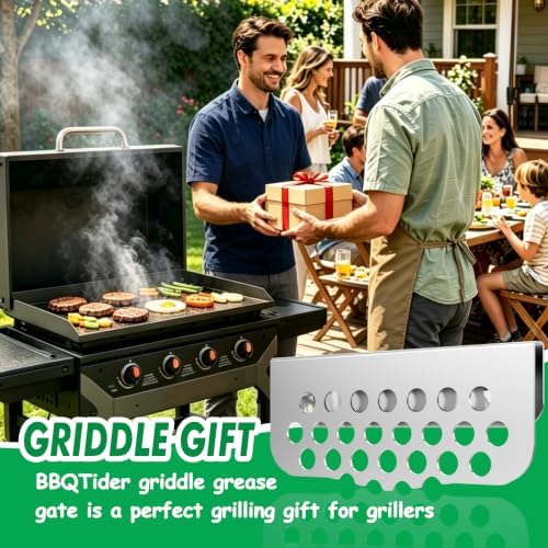 Griddle Rear Grease Gate for Blackstone Accessory Grilling Gate Blocker - Image 5