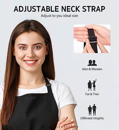 Syntus 12 Pack Apron with 2 Pocket Aprons - Image 5