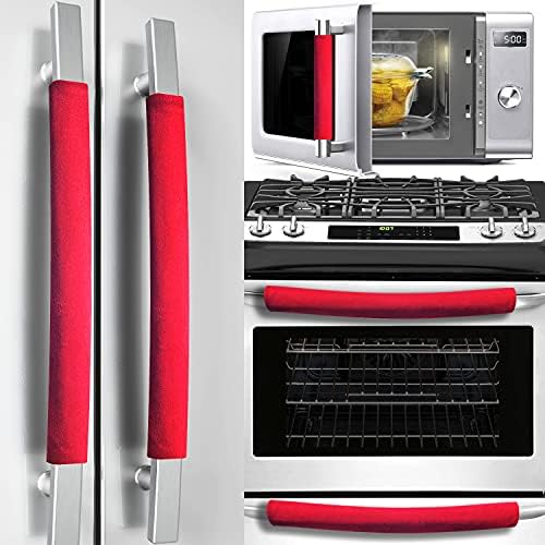 Volecy Refrigerator Handle Covers, Washable Velvet Appliance Door Handle Covers by VOLECY